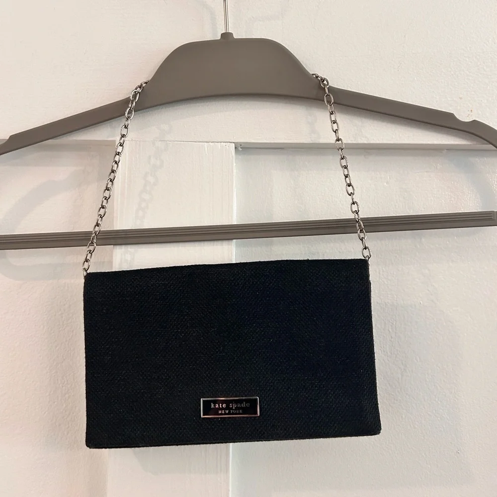 Kate Spade Black Chain Shoulder vintage  made in Italy
